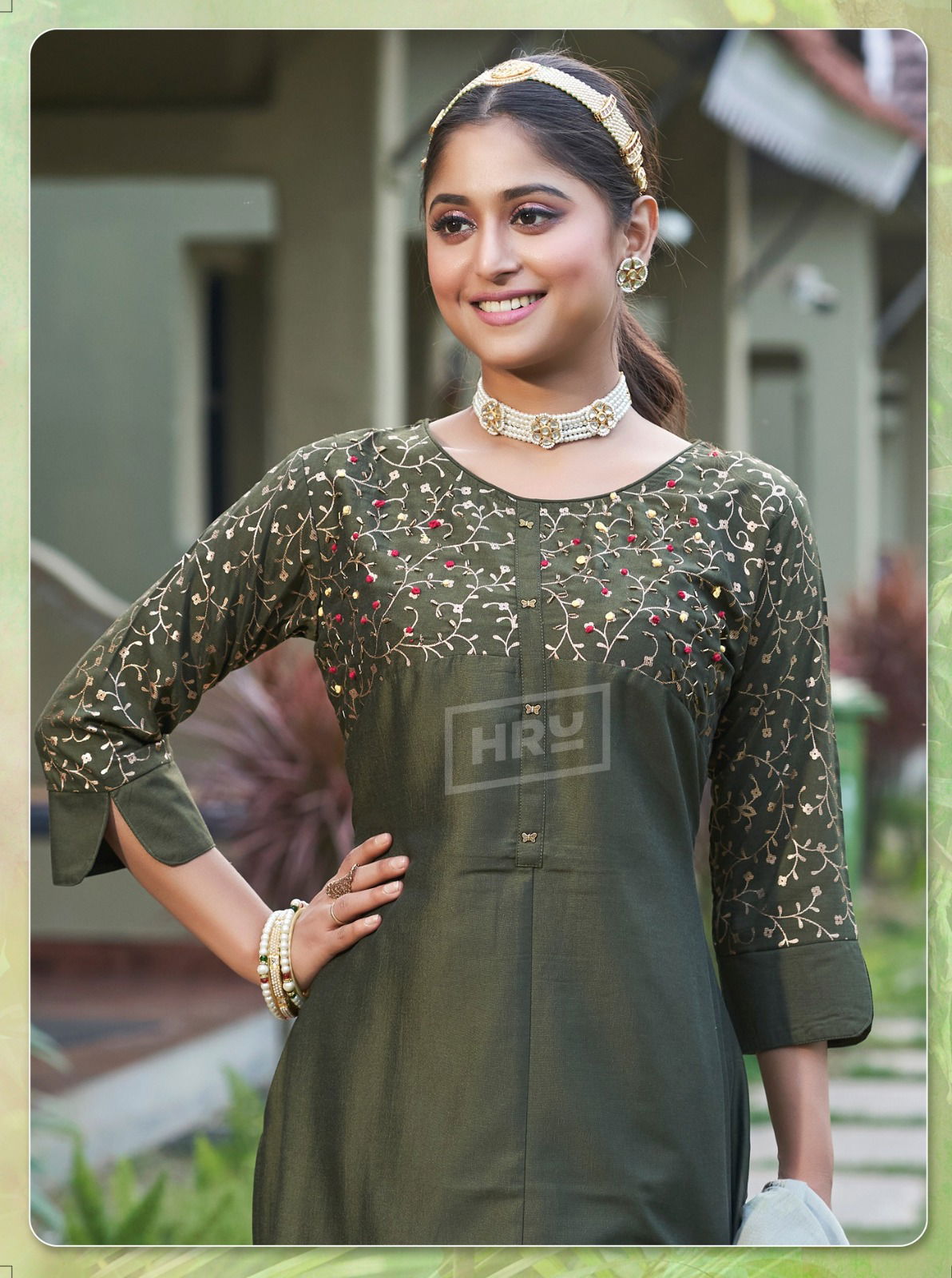 Gold Delight Vol 2 By Hru Viscose Chanderi Kurti With Bottom Dupatta Wholesale Market In Surat